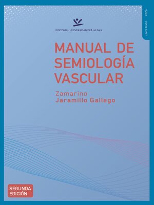 cover image of Manual de semiología vascular